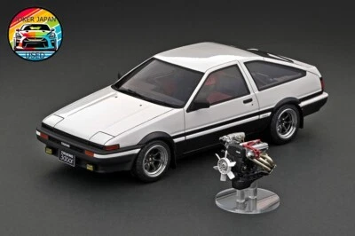 Ignition Model IG2789 1/18 Toyota Sprinter Trueno 3Dr GT Apex (AE86) With Engine - Image 1 of 4