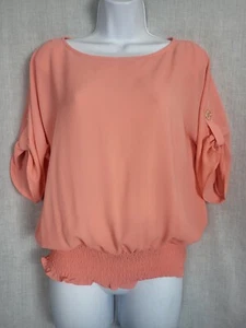 Michael Michael Kors Kittelunterteil Kimonobluse neu mit Etikett Damen S, Grapefruitfarbe - Bild 1 von 6