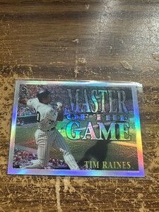 1996 Topps Chrome Master of the Game REFRACTOR Tim Raines #MG7 HOF NMMT Card