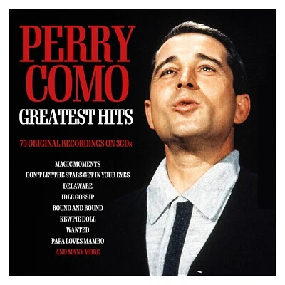 PERRY COMO - GREATEST HITS: 75 ORIGINAL RECORDINGS ON 3CD ALBUM NEW/SEALED - Image 1 of 2