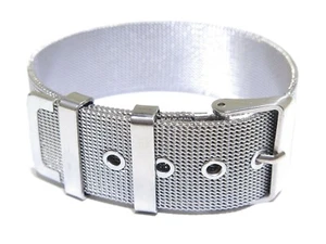 ReLex Mens Stainless Steel Mesh Milanese Bracelet Watch Band Strap 7.80mm Width - Imagen 1 de 5