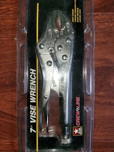 NUOVA chiave impugnatura Crew Line Vise 7" CR-V 6142293 mascella curva - Foto 1 di 6