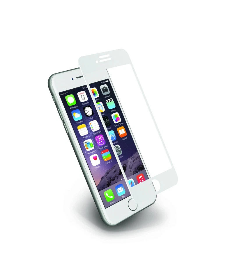 Cygnett RealCurve Tempered Glass for Apple iPhone 7 - White - Image 1 of 3