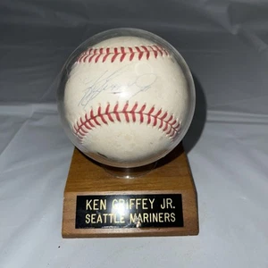 Ken Griffey Jr Signed Official AL Baseball vintage Seattle Mariners HOF MVP - Picture 1 of 15