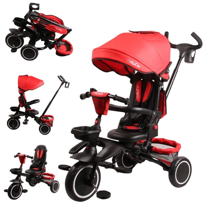 Triciclo Pieghevole Premier 6 in 1 per Bambini da 12 Mesi a 5 Anni Triciclo con  - Immagine 1 di 4