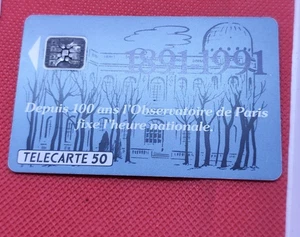 TELECARD 50 UNITES CARTE TELEPHONIQUE CARD PHONE LOGO OBSERVATOIRE DE PARIS - Imagen 1 de 4