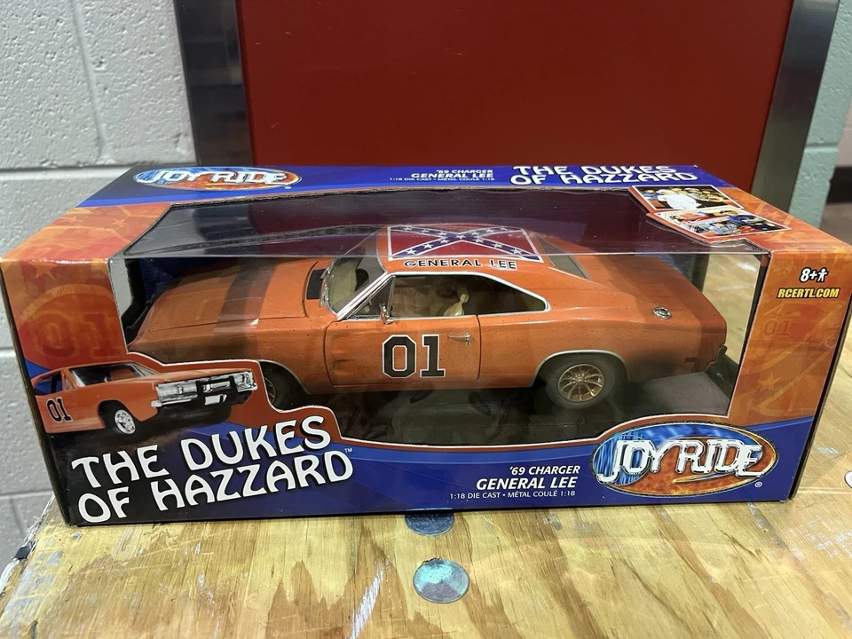 1/18 Joyride 1969 Charger The Dukes of Hazard General Lee RARE Dirty New - Image 1 of 4