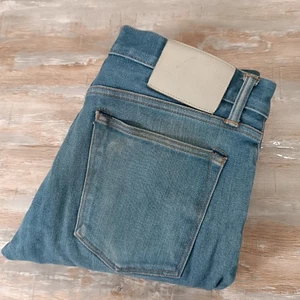 Vaqueros con ribete Hiroshi Kato raros talla 31x27,5 para hombre elásticos ajustados hechos en EE. UU. - Imagen 1 de 13