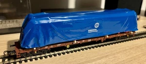 PIKO 54810 HO Gauge Flat Wagon with Locomotive Body Load DB Bombardier Excellent - Picture 1 of 3