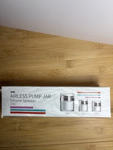 Botellas bomba sin aire envase cosmético vacío con juego de espátulas de silicona - Imagen 1 de 4