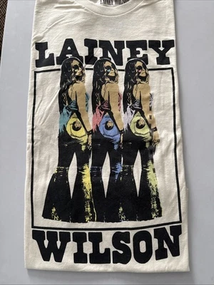 Lainey Wilson Cream T-Shirt Size M  Western Country Music NEW With Tag - Image 1 of 4