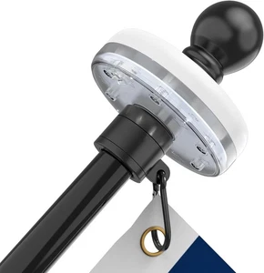 Luce da palo bandiera solare super luminosa LED luce da palo ad energia solare - Foto 1 di 16