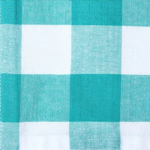 Pioneer Woman Charming Teal Check Table Runner, 14x90 - Picture 1 of 2