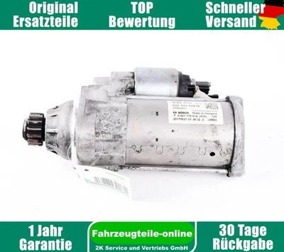 VW Golf VII 02Z911024Q Starter 1.0 TSI - Image 1 of 4
