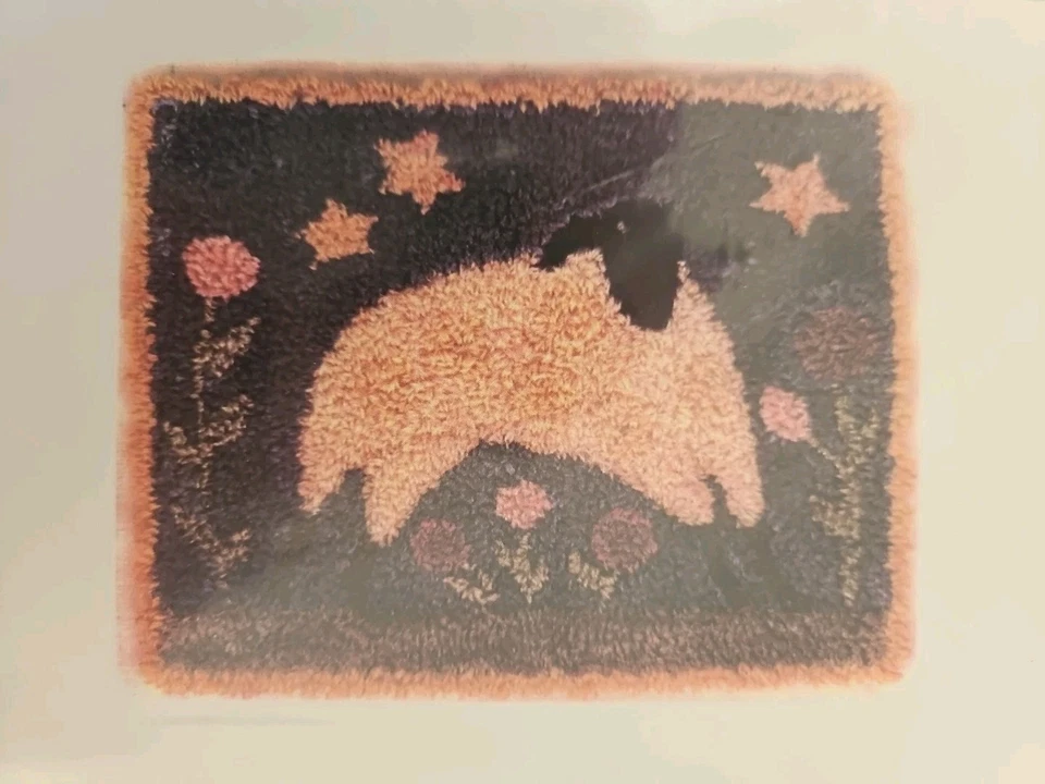 Lone Star Mercantile MIDNIGHT RUN Punchneedle Embroidery Pattern by Lisa Kilgore - Image 1 of 4