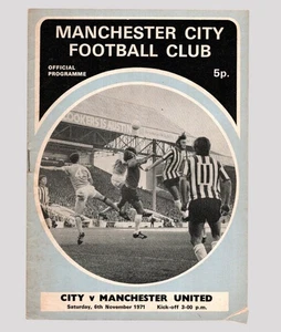 Manchester City v Manchester United 1971-1972 División Uno 06/11/1971 - Imagen 1 de 2