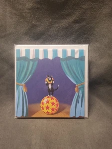 Biglietto Compleanno Clown Vintage - Foto 1 di 2