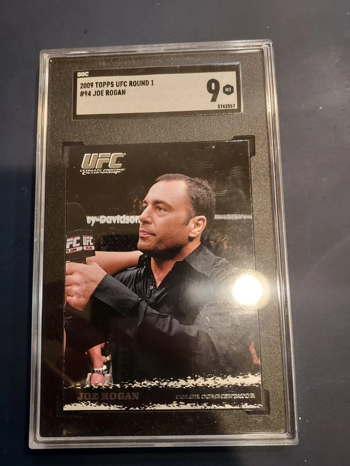PSA 9 MINT Joe Rogan 2009 Topps UFC Round 1 #94 Rookie Card - Image 1 of 1
