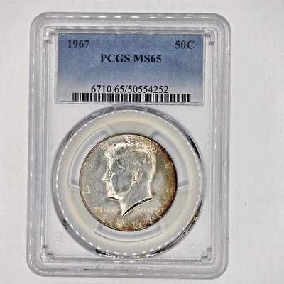 1967 Kennedy Half Dollar - PCGS MS 65 - Image 1 of 2