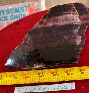 A Grade Rainbow Fluorite Slab  - Picture 1 of 7