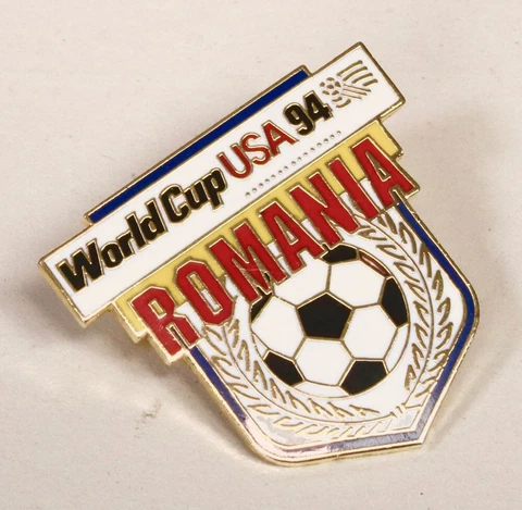 World Cup USA 94 Soccer Romania Flag Pin (Peter and David) Cover