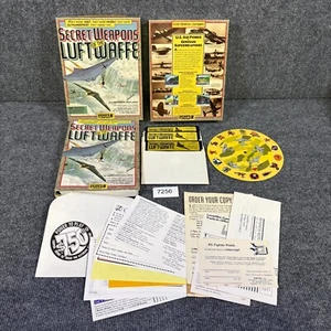 Secret Weapons of the Luftwaffe IBM Tandy PC Games 5.25 Complete Manual CIB VGC - Picture 1 of 11
