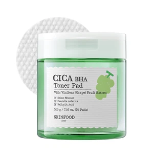 SKINFOOD Shine Muscat Cica BHA Toner Pad 70Pads 200g (7.05oz) - Picture 1 of 1
