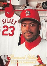 1994 Donruss Studio Baseball Bernard Gilkey St. Louis Cardinals #50