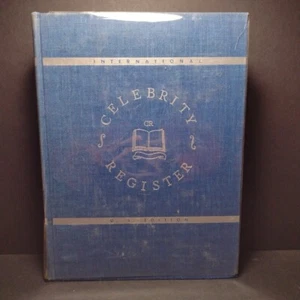 International Celebrity Register U.S. Edition -1959 First Edition Hardcover - Picture 1 of 15