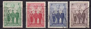 BRIEFMARKEN/AUSTRALIEN: SATZ 1940 GEBRAUCHT-SC #184-#187 - Bild 1 von 1
