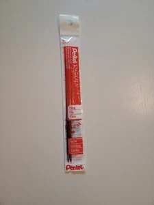 BKL7-B Pentel RSVP Kugelschreibermine, feine Spitze, rote Tinte, 2er Pack - Bild 1 von 2