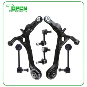 6pcs Front Lower Control Arm Rear Sway Bar Suspension Kit For 2007 2008 Acura TL - Picture 1 of 7
