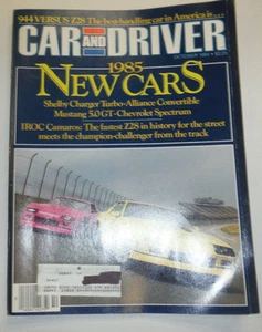 Car And Driver Magazine Shelby Charger Turbo October 1984 123014R2 - Picture 1 of 1