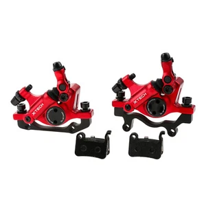 2 pz pinze freno a disco idrauliche tiranti linea e-bike mountain bike anteriori e posteriori - Foto 1 di 15