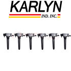 6 pc Karlyn Direct Ignition Coil for 2012-2016 Jeep Wrangler - Spark Wire ms