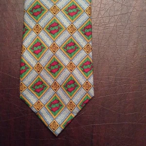 Aquascutum Of London Silk Tie Fish Pisces Aqua Series No. 004 EUC - Picture 1 of 7
