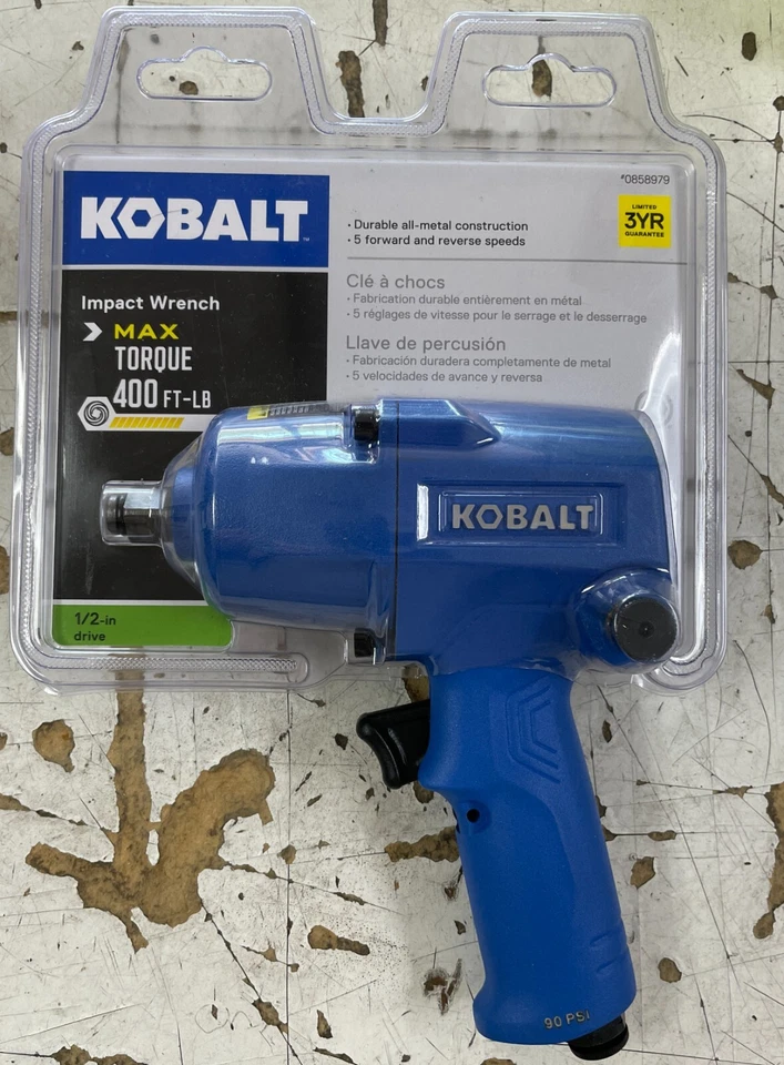 Kobalt 0858979 Impact Wrench 1/2" Drive - SGY-AIR227