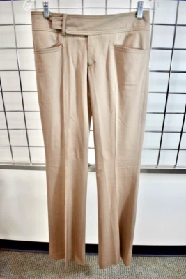 Pantalón GUCCI Marrón Claro Mezcla Seda Talla 40/6 EE. UU. En Oferta ns Foto 1 de 4