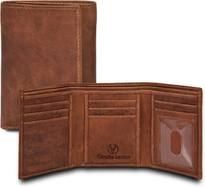 Billetera Hombre Carteras De Cuero Men Minimalista Delgadas Bloqueo Rfid Para - Bild 1 von 13