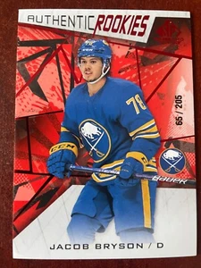 21-22 SP GAME USED ROOKIES RED FRAGMENT - JACOB BRYSON RC /205 BUFFALO SABRES - Bild 1 von 1