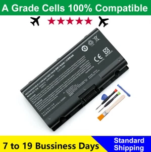 PB50BAT-6 6-87-PB50S-61D00 Laplop Battery For Clevo PB71EF-G PowerSpec 1720 1520 - Afbeelding 1 van 6