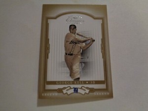 2004 Donruss Classics George Kell Card #163 Serial #804/1999