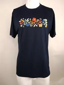 Smartwool Men Floral Meadow Graphic Short Sleeve Tee Deep Navy Medium 16979-092 - Picture 1 of 11