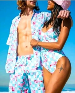 NEW Kenny Flowers Copacabana UNDERWIRE ONE PIECE Swimsuit MEDIUM DD missing Belt - Picture 1 of 14