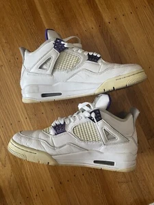 Size 9 - Jordan 4 Retro Mid Purple Metallic - Picture 1 of 5