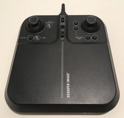 Sharper Image QW9JG2017B24GT Black Remote Control For Sharper Images Drone Racer - Image 1 of 4