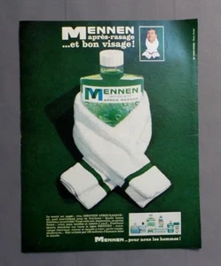 PUB PUBLICITE ANCIENNE ADVERT CLIPPING 200917 / MENNEN APRES-RASAGE POUR NOUS LE - Picture 1 of 1