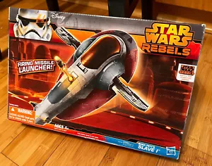 Star Wars Rebels BOBA FETT'S SLAVE I Ship Toy Hasbro 2013 2014 NEW MIB - Picture 1 of 1