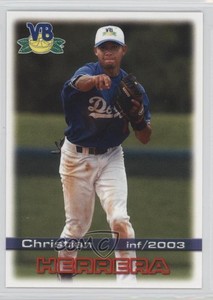 2003 Grandstand Vero Beach Dodgers Christian Herrera #12