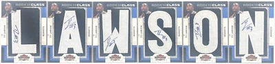 2009-10 Panini Threads Rookie Class Ty Lawson NAMEPLATE Auto RC #118 /330 - Image 1 of 4